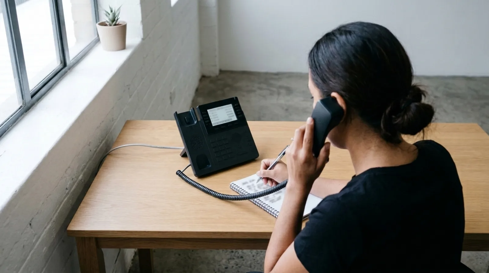 Which business phone systems record and transcribe calls?